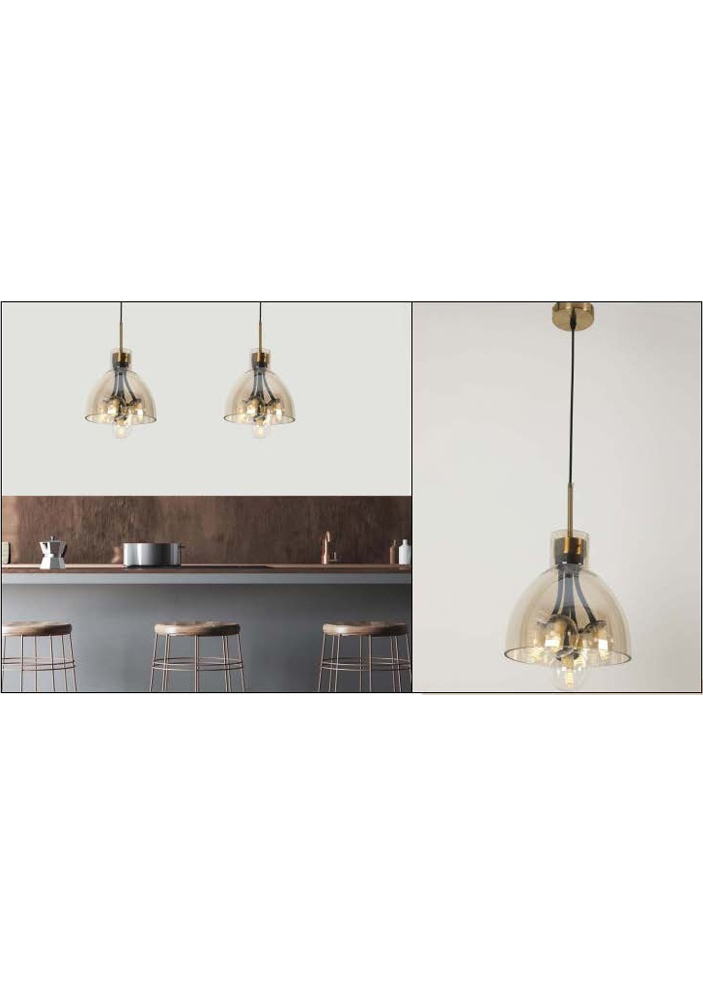 Beyond Lights - Glass Pendant Light- GL